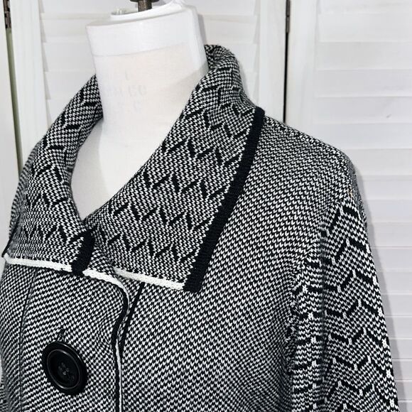 Soni Sweater Coat Size 1X Long Line - Picture 4 of 10